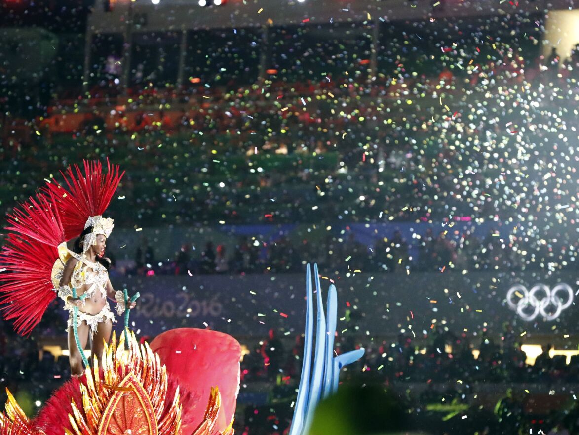 The closing ceremony of the Rio Games on Sunday gave the city one last chance to party at the Olympics.